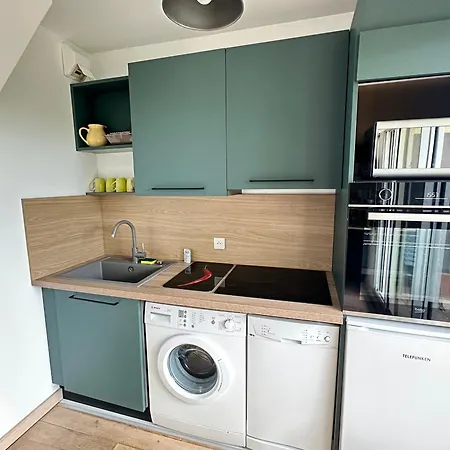 T2 Avec Jardin, Proche Centre Et De Cabourg, Parking Inclus - Fr-1-487-295 卡布尔